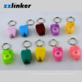 Forma de dente artesanato dental Dental Floss Key Chain